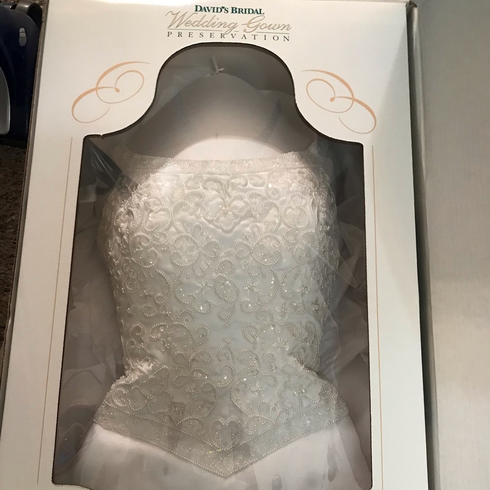 David’s Bridal Michaelangelo Wedding Gown